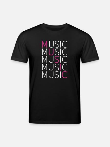 MUSIC - Stanley/Stella Unisex Bio-T-Shirt CREATOR - Schwarz