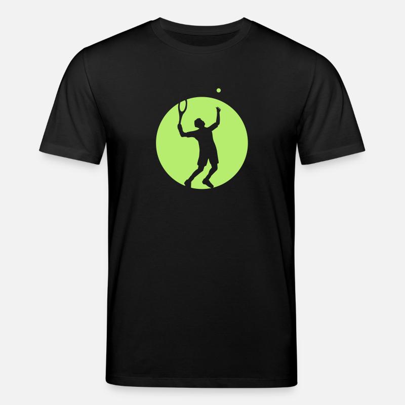 tennis_01_a_1c - T-shirt bio CREATOR Stanley/Stella Unisexe - noir