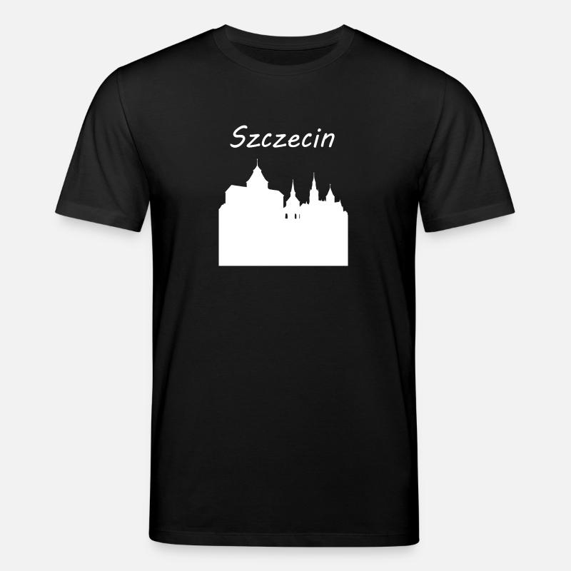Szczecin dans le cœur - T-shirt bio CREATOR Stanley/Stella Unisexe - noir