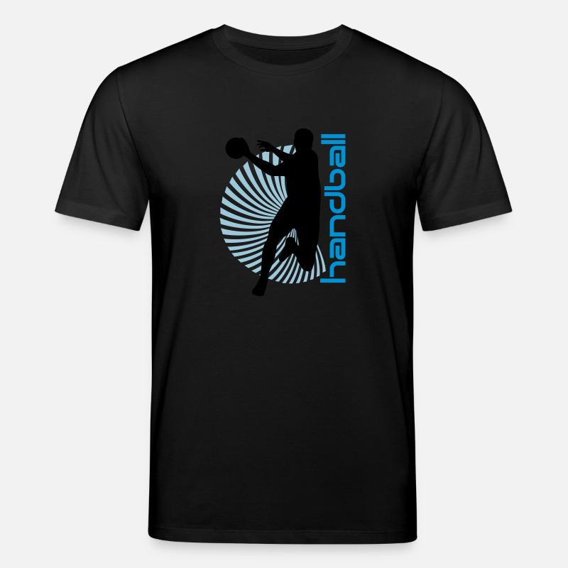 Spirale Handballer - Stanley/Stella Unisex Bio-T-Shirt CREATOR  - Schwarz