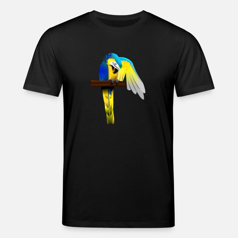 Papagei - Stanley/Stella Unisex Bio-T-Shirt CREATOR  - Schwarz