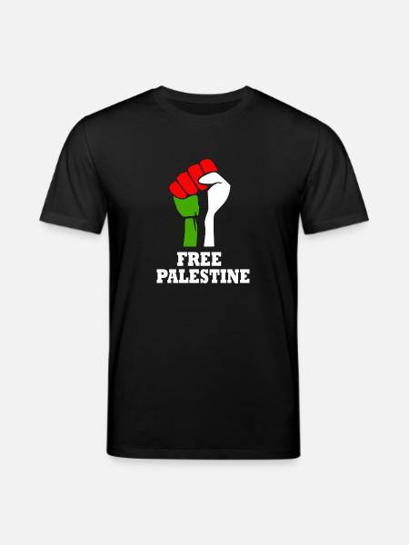 Free palestine - Stanley/Stella CREATOR Unisex Organic T-Shirt - black