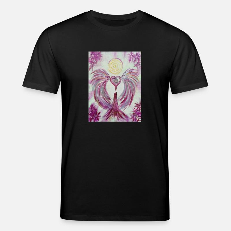 Herzengel Kosmisches Potential - Stanley/Stella Unisex Bio-T-Shirt CREATOR  - Schwarz
