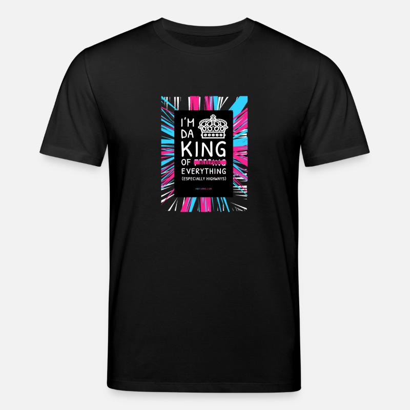 JE SUIS DA KING - T-shirt bio CREATOR Stanley/Stella Unisexe - noir
