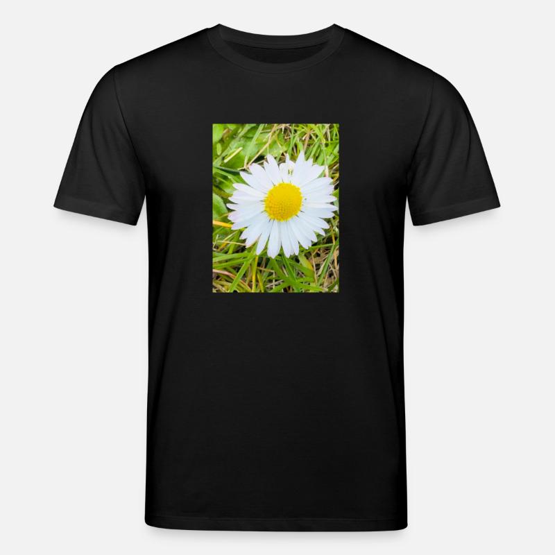 Sonniges Gänseblümchen - Stanley/Stella Unisex Bio-T-Shirt CREATOR  - Schwarz