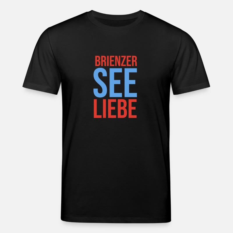 Brienzersee Liebe - Stanley/Stella Unisex Bio-T-Shirt CREATOR  - Schwarz