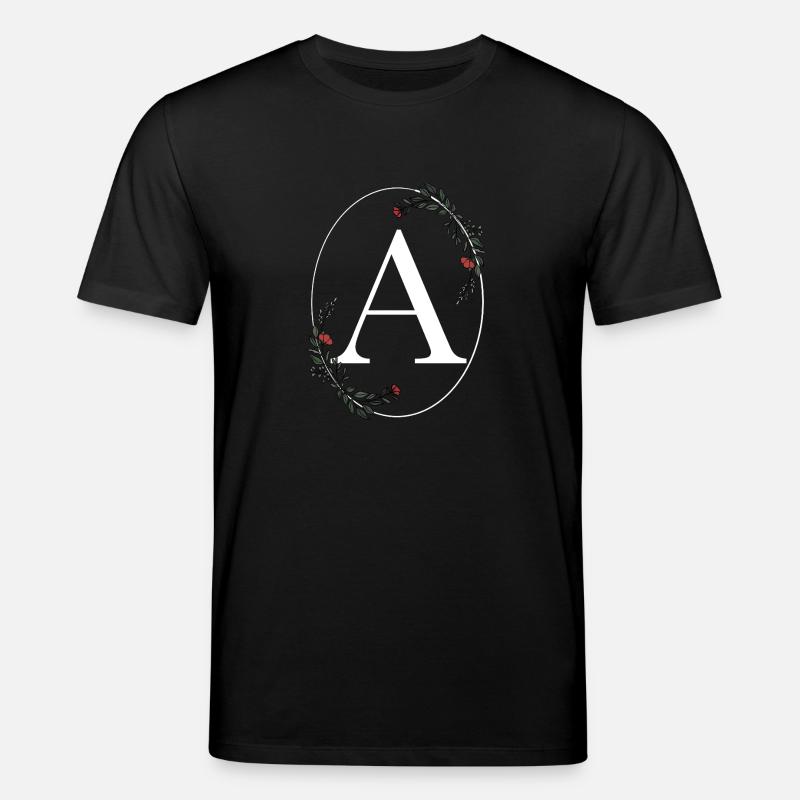 Buchstabe A - Stanley/Stella Unisex Bio-T-Shirt CREATOR  - Schwarz