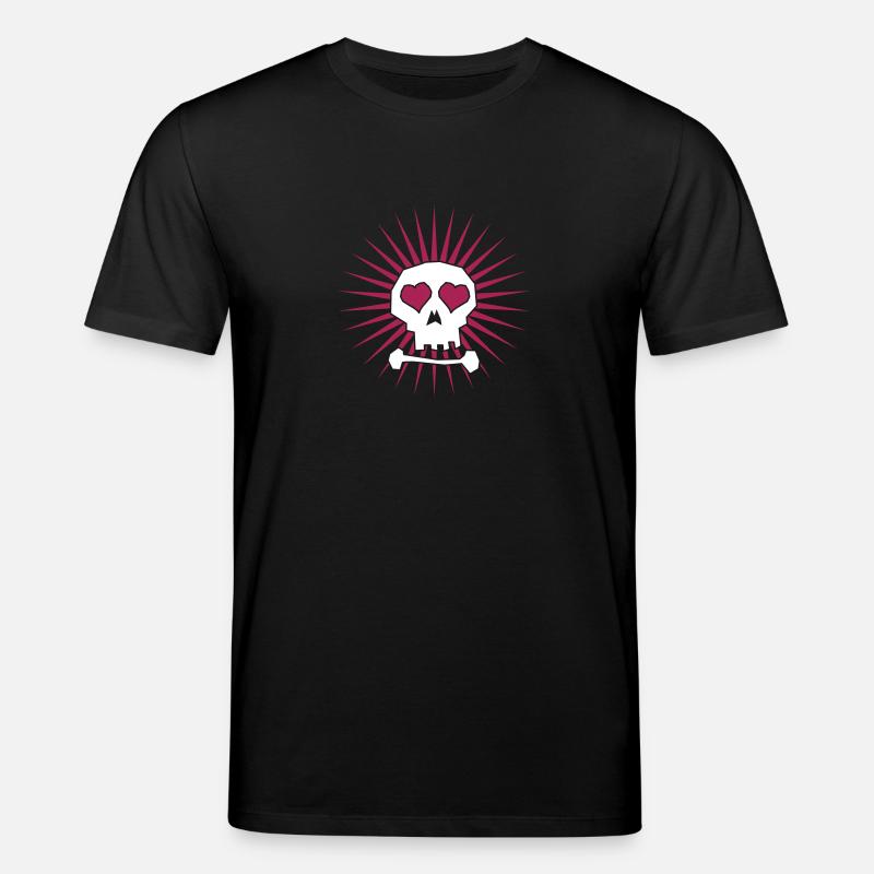 Pink Skull - T-shirt bio CREATOR Stanley/Stella Unisexe - noir