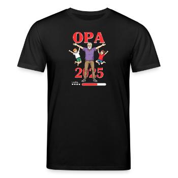 Opa 2019/2015loading - Stanley/Stella Unisex Bio-T-Shirt CREATOR  - Schwarz - Vorne - Alina (178cm) & Michal (187cm)