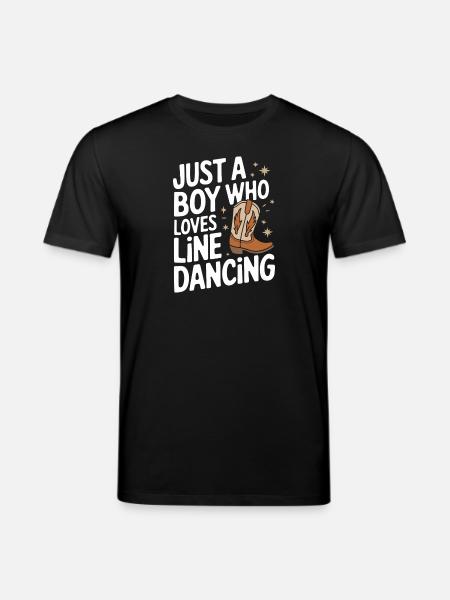 Line Dancing Dancing Dancers - Stanley/Stella CREATOR Unisex Organic T-Shirt - black