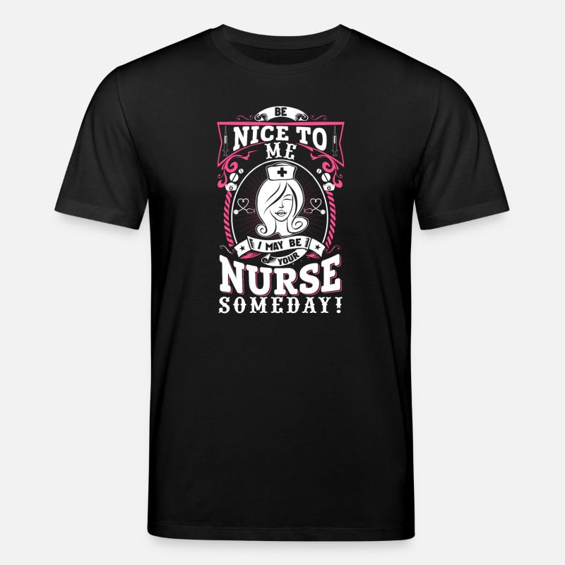 Krankenschwester nett - Stanley/Stella Unisex Bio-T-Shirt CREATOR  - Schwarz