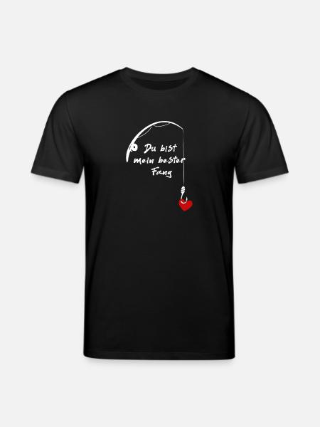 Du bist mein bester Fang - Stanley/Stella Unisex Bio-T-Shirt CREATOR  - Schwarz