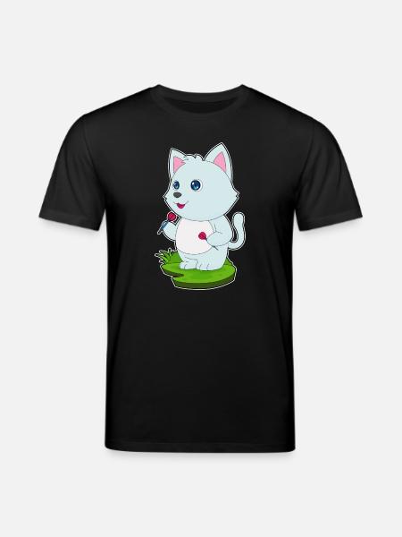 Fléchette de chat - T-shirt bio CREATOR Stanley/Stella Unisexe - noir