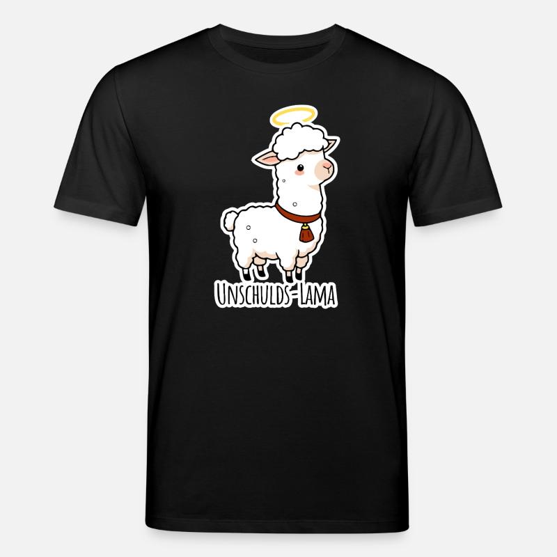 Unschulds-Lama hat es nicht getan - Stanley/Stella Unisex Bio-T-Shirt CREATOR  - Schwarz