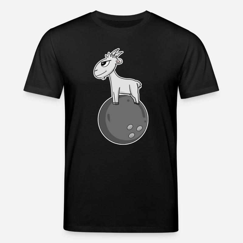 Bowling de chèvre - T-shirt bio CREATOR Stanley/Stella Unisexe - noir