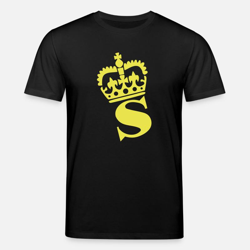 S – Name - Buchstabe - Stanley/Stella Unisex Bio-T-Shirt CREATOR - Schwarz