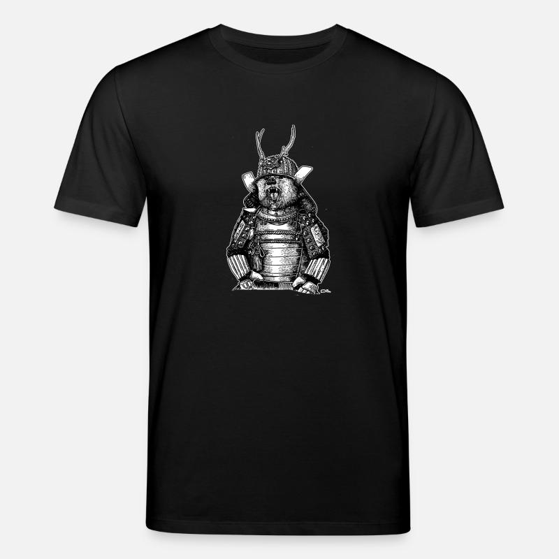SAMURAI BÄREN - Stanley/Stella Unisex Bio-T-Shirt CREATOR  - Schwarz
