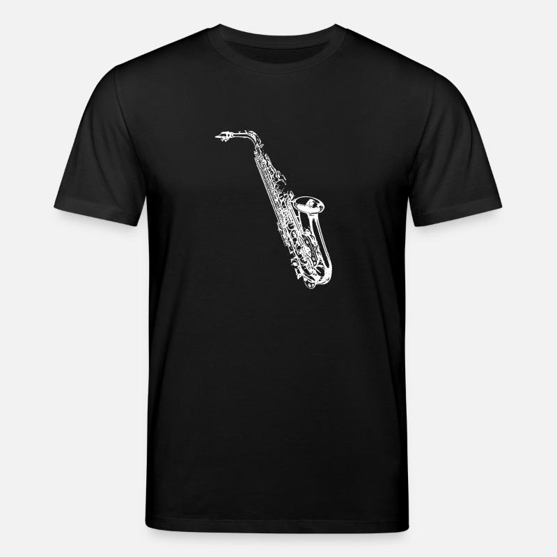 saxophone - T-shirt bio CREATOR Stanley/Stella Unisexe - noir