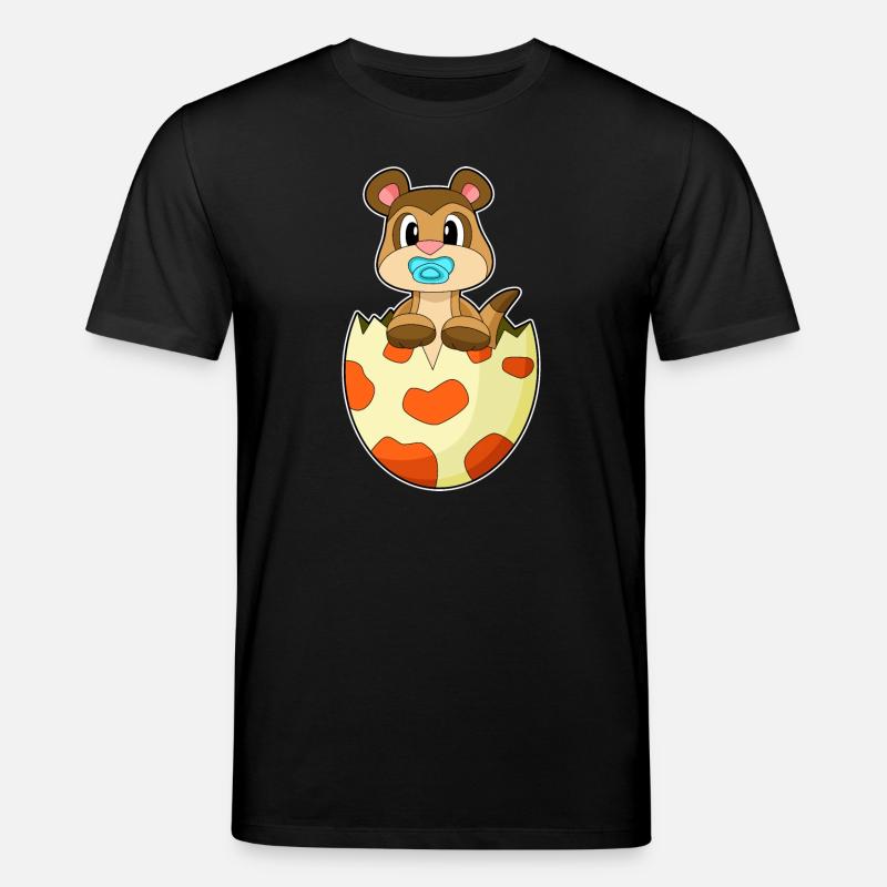Erdmännchen Baby Schnuller - Stanley/Stella Unisex Bio-T-Shirt CREATOR - Schwarz