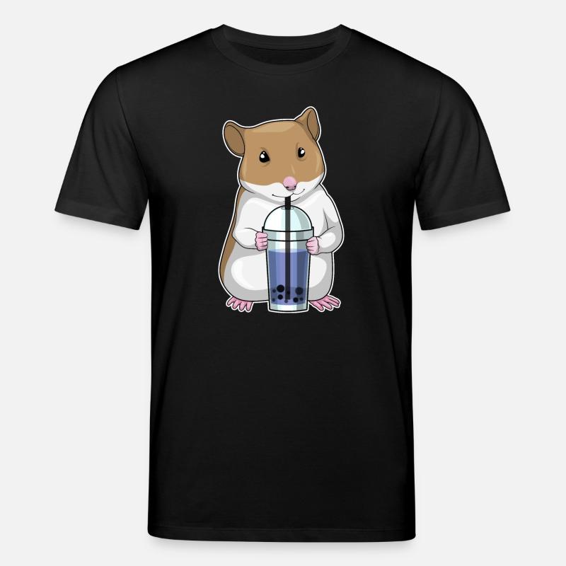 Hamster Bubble Tea - T-shirt bio CREATOR Stanley/Stella Unisexe - noir