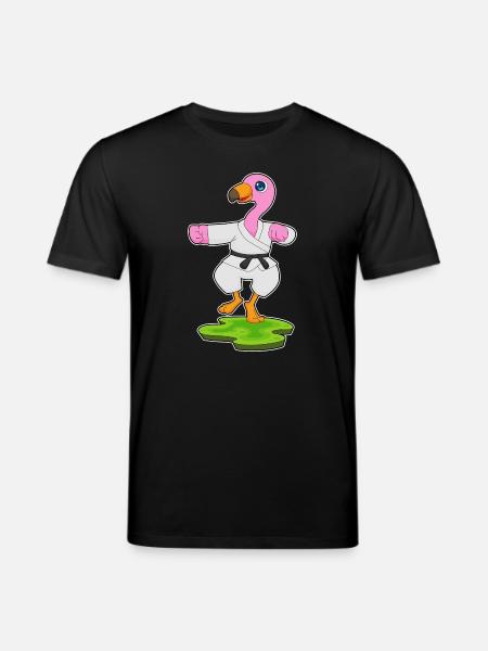 Flamingo Karate Martial Arts - Stanley/Stella CREATOR Unisex Organic T-Shirt - black
