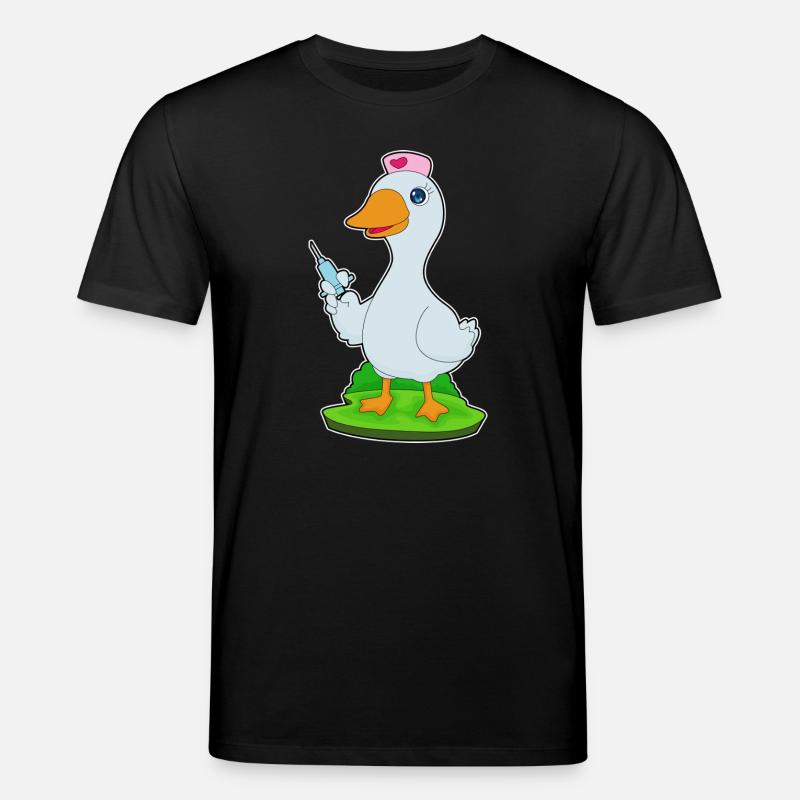 Seringue d’infirmière de canard - T-shirt bio CREATOR Stanley/Stella Unisexe - noir