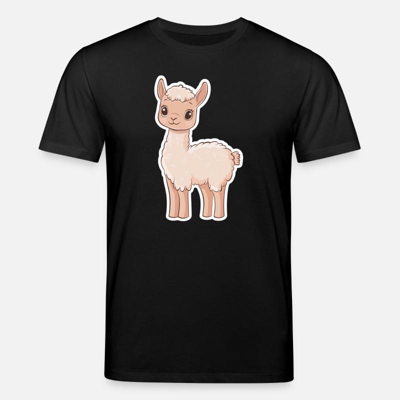 Lama Alpaka Llama - Stanley/Stella Unisex Bio-T-Shirt CREATOR  - Schwarz