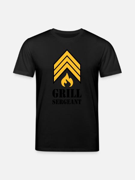 Grillen - Grillsergeant - Stanley/Stella Unisex Bio-T-Shirt CREATOR  - Schwarz
