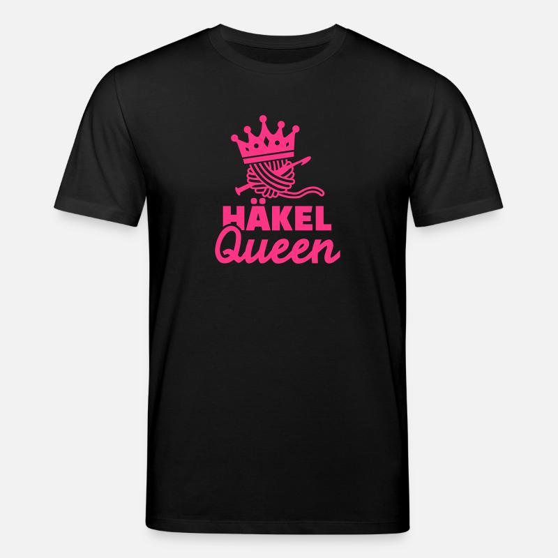 Häkeln - Stanley/Stella Unisex Bio-T-Shirt CREATOR  - Schwarz