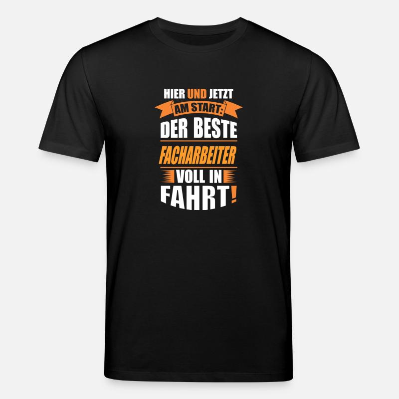 FACHARBEITER - Stanley/Stella Unisex Bio-T-Shirt CREATOR  - Schwarz