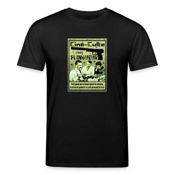 c'est jamais bon de laisser dormir les créances - T-shirt bio CREATOR Stanley/Stella Unisexe - noir - Devant - Alina (178cm) & Michal (187cm)