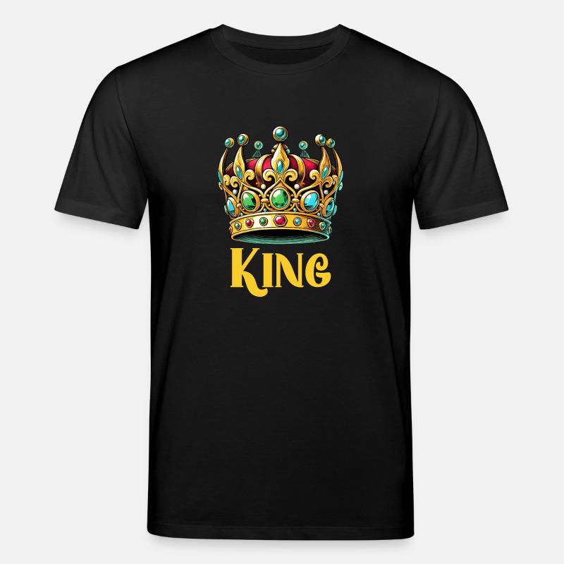 krone king - Stanley/Stella Unisex Bio-T-Shirt CREATOR  - Schwarz