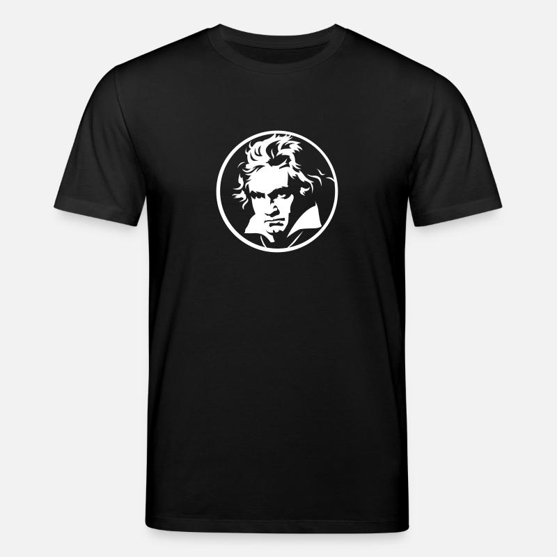 Roll Over Beethoven (négatif) - T-shirt bio CREATOR Stanley/Stella Unisexe - noir