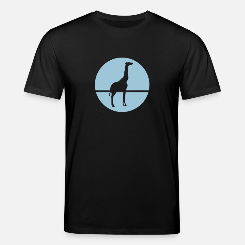 Giraffe - Stanley/Stella Unisex Bio-T-Shirt CREATOR  - Schwarz