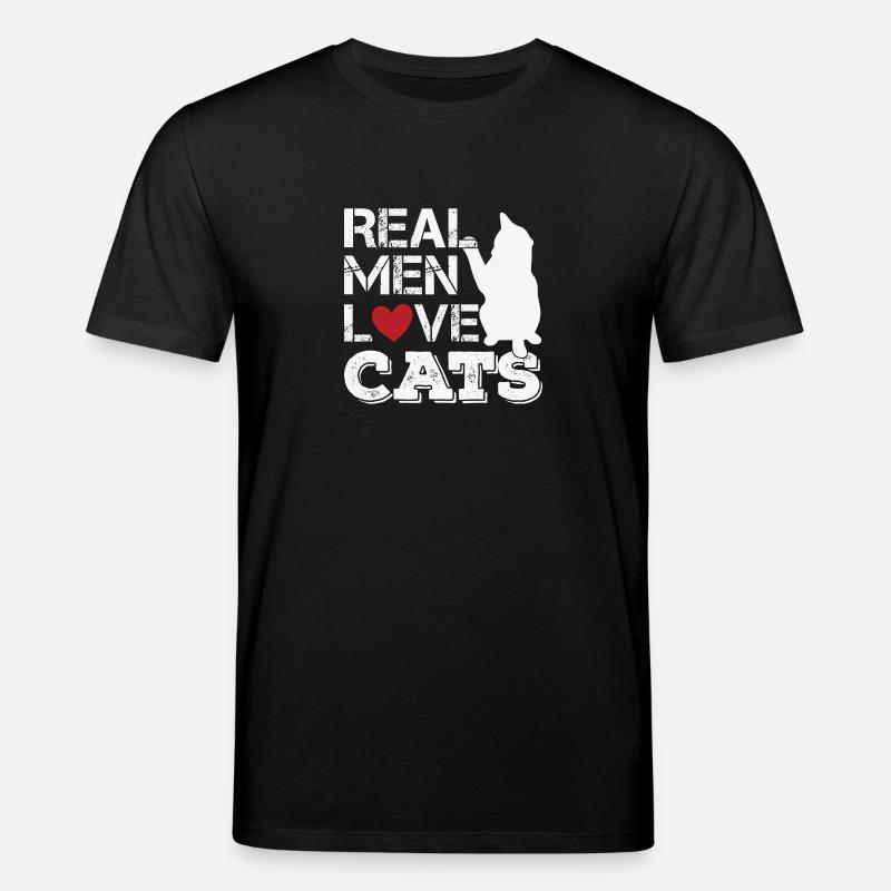 Lustige Katze - Stanley/Stella Unisex Bio-T-Shirt CREATOR - Schwarz