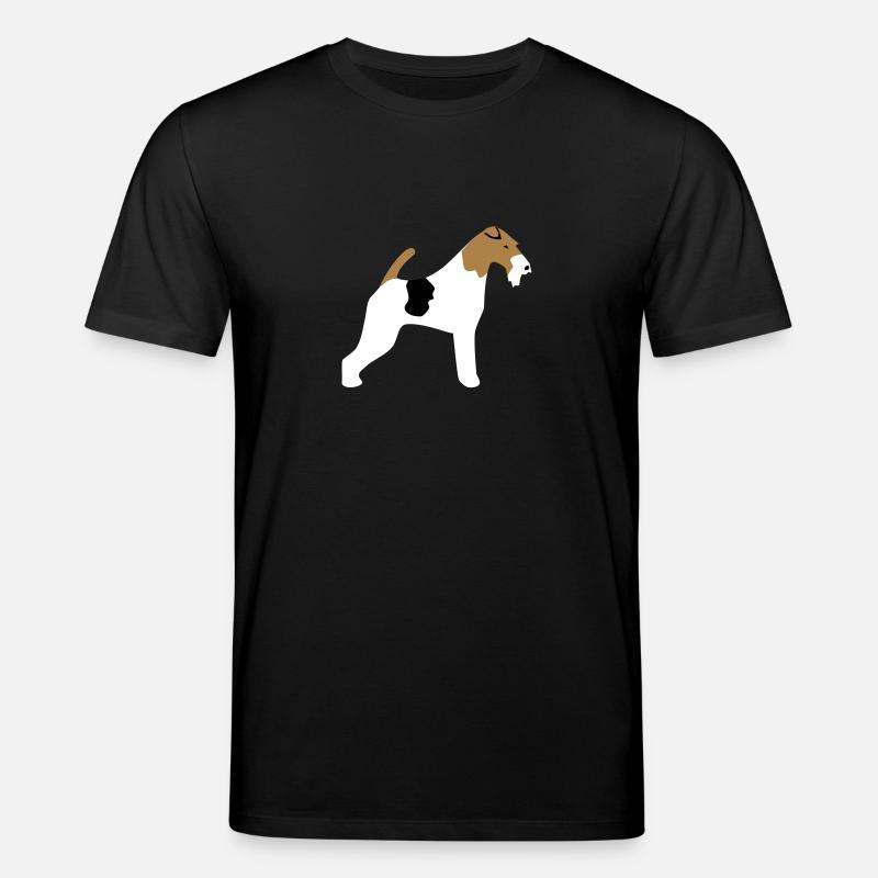Fox Terrier - Stanley/Stella CREATOR Unisex Organic T-Shirt - black
