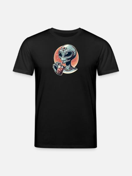 Alien Bubble Tea - Stanley/Stella CREATOR Unisex Organic T-Shirt - black