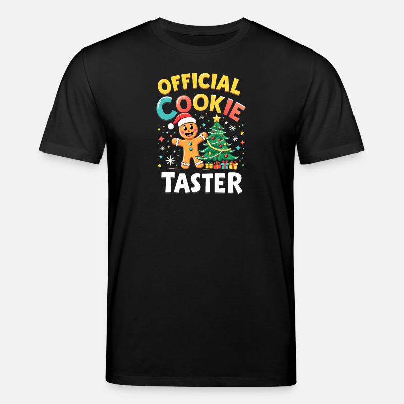 Official Cookie Button - Stanley/Stella CREATOR Unisex Organic T-Shirt - black
