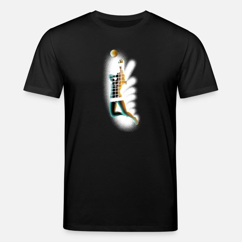Volleyball - Stanley/Stella Unisex Bio-T-Shirt CREATOR  - Schwarz