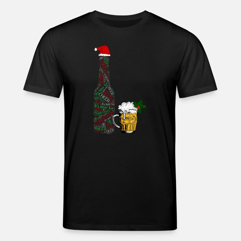 Bouteille de bière festive - T-shirt bio CREATOR Stanley/Stella Unisexe - noir