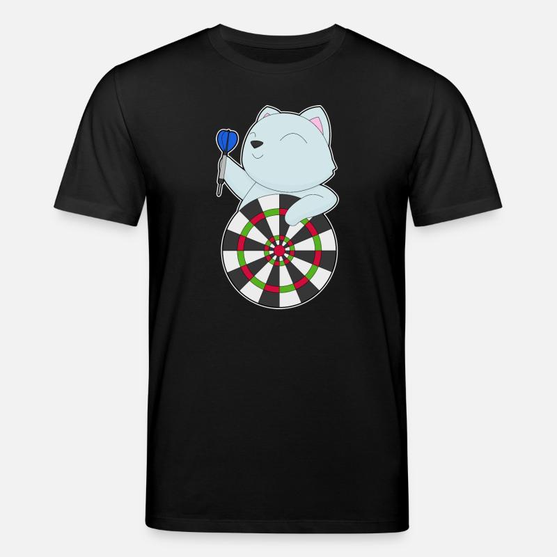 Cible de fléchettes pour chat - T-shirt bio CREATOR Stanley/Stella Unisexe - noir