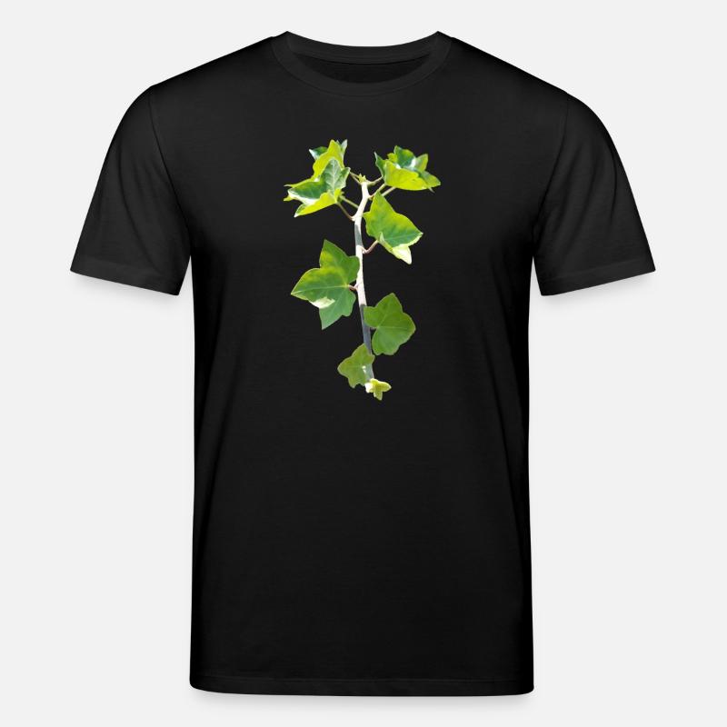 Lierre – Connexion à feuilles persistantes - T-shirt bio CREATOR Stanley/Stella Unisexe - noir