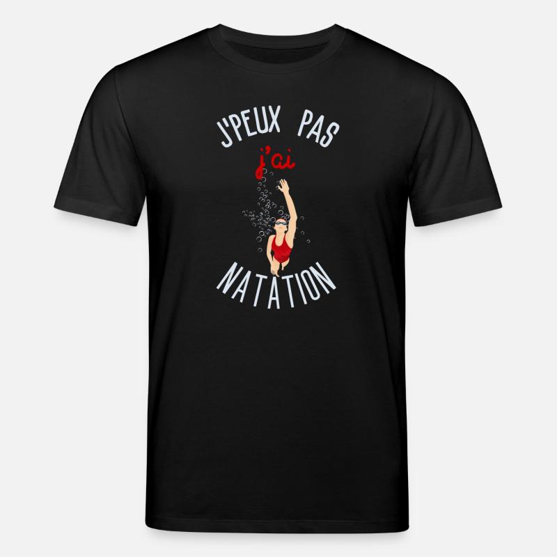 Ich kann nicht schwimmen - Stanley/Stella Unisex Bio-T-Shirt CREATOR - Schwarz