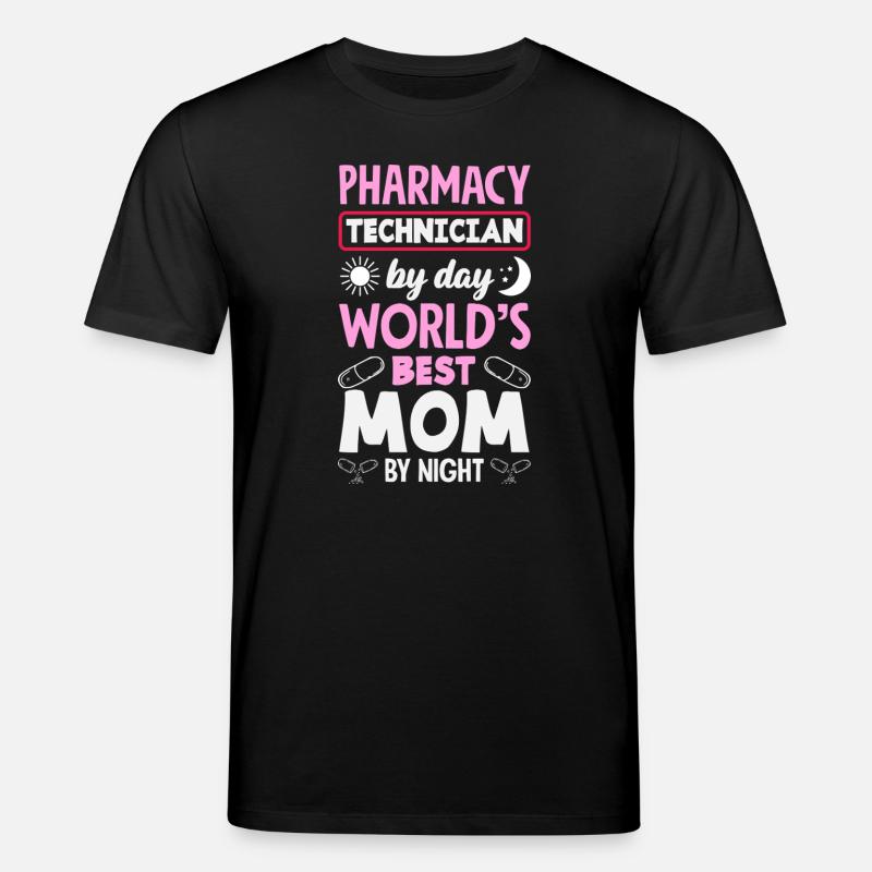 Pharmacien Technicien Pharmaceutique - T-shirt bio CREATOR Stanley/Stella Unisexe - noir