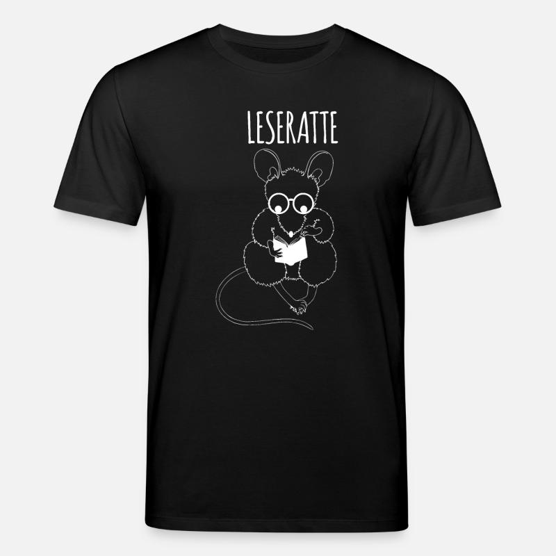 Lesen Leseratte Buch - Stanley/Stella Unisex Bio-T-Shirt CREATOR  - Schwarz