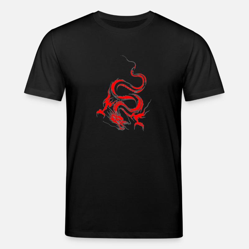 dragon_rouge - Stanley/Stella Unisex Bio-T-Shirt CREATOR  - Schwarz