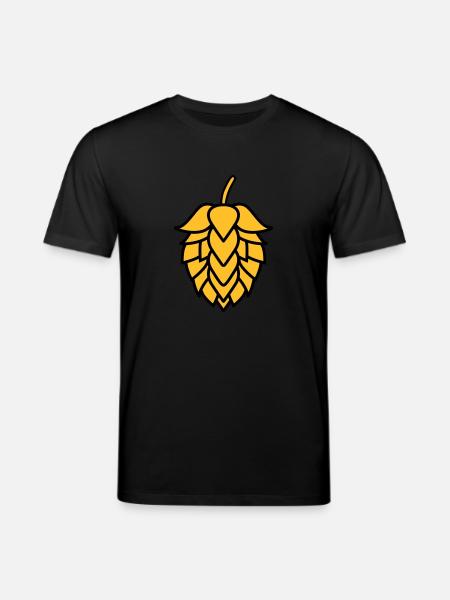 Hops motif / designer - Stanley/Stella CREATOR Unisex Organic T-Shirt - black