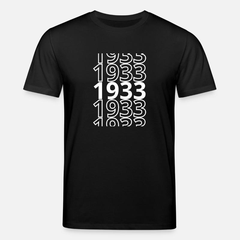1933 1933 1933 - Stanley/Stella Unisex Bio-T-Shirt CREATOR  - Schwarz