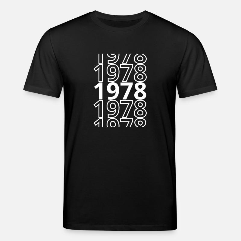 1978 1978 1978 - T-shirt bio CREATOR Stanley/Stella Unisexe - noir