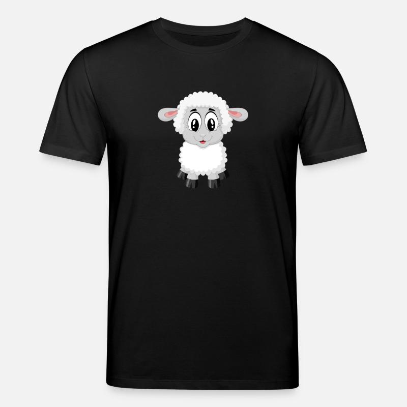 Schaf Baby Lamm - Stanley/Stella Unisex Bio-T-Shirt CREATOR  - Schwarz